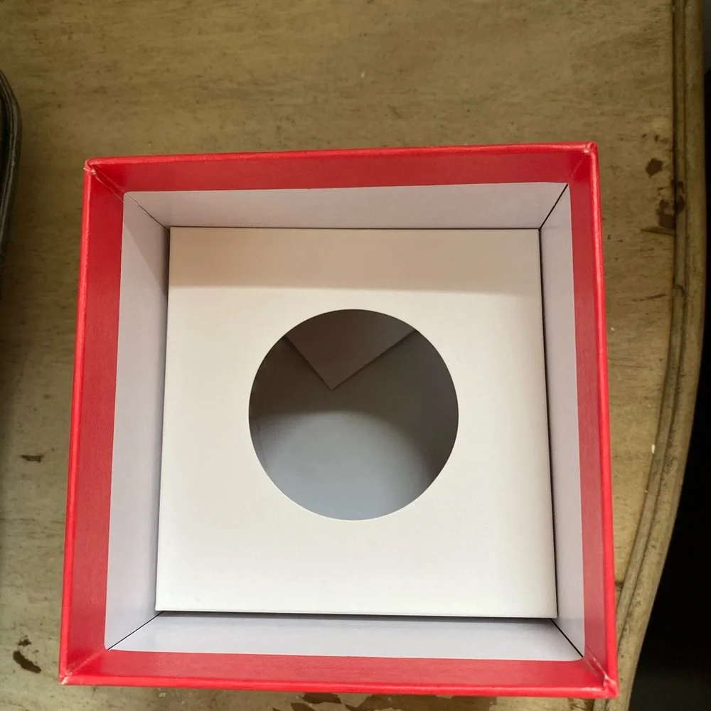 Jonathan Adler Vices Red and White Stripe Box